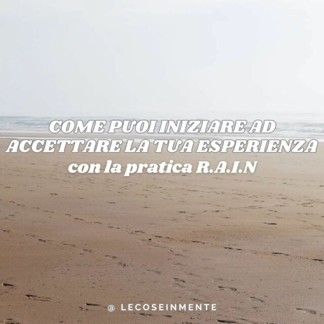 Come puoi iniziare ad accettare (e trasformare) la tua esperienza.

Accettare è un termine che incontra sempre tante resistenze.
Potrei dirti tante cose su cosa è e cosa non è.

Ma oggi vorrei ti rimanesse questo nel cuore:

♥️Accettare è un moto del cuore che appartiene ad ognunə di noi ed è un atto di saggio realismo. 
È il primo passo per trasformare ed evolvere.

🧘‍♀️È una possibilità che è già dentro di te. Quindi ti prego, non pensare che tu non sia capace o che non ti sia possibile, perché lo è. 

🏡E per iniziare hai semplicemente bisogno di partire da dove sei.
Esatto proprio qui, proprio ora, con la tua esperienza esattamente così com’è.

👇Come fare?

Qui trovi una piccola guida in 4 passi. Sono 4 moti del cuore che richiedono il coraggio della vulnerabilità raccolti in una pratica dall'acronimo R.A.I.N.

R➡️ riconosci 
A➡️ apriti
I ➡️ investiga
N➡️ non identificarti

✨Vuoi sapere per me il segreto di tutto questo? Come mi è possibile praticare l’accettazione?

🫂Provando ad essere amichevole nei miei confronti, essere gentile, premurosa, presente come farei con un amicə in difficoltà. 

Questo per me è il primissimo passo in assoluto.

Fammi sapere se la provi o come ti risuona.

Ti leggo con amore🪶

#lecoseinmente #meditazione #meditation #mindfulnessitalia #accettazione #selfacceptance #selfcompassion #amaresestessi #risorseinteriore #abbondanza #buddhism